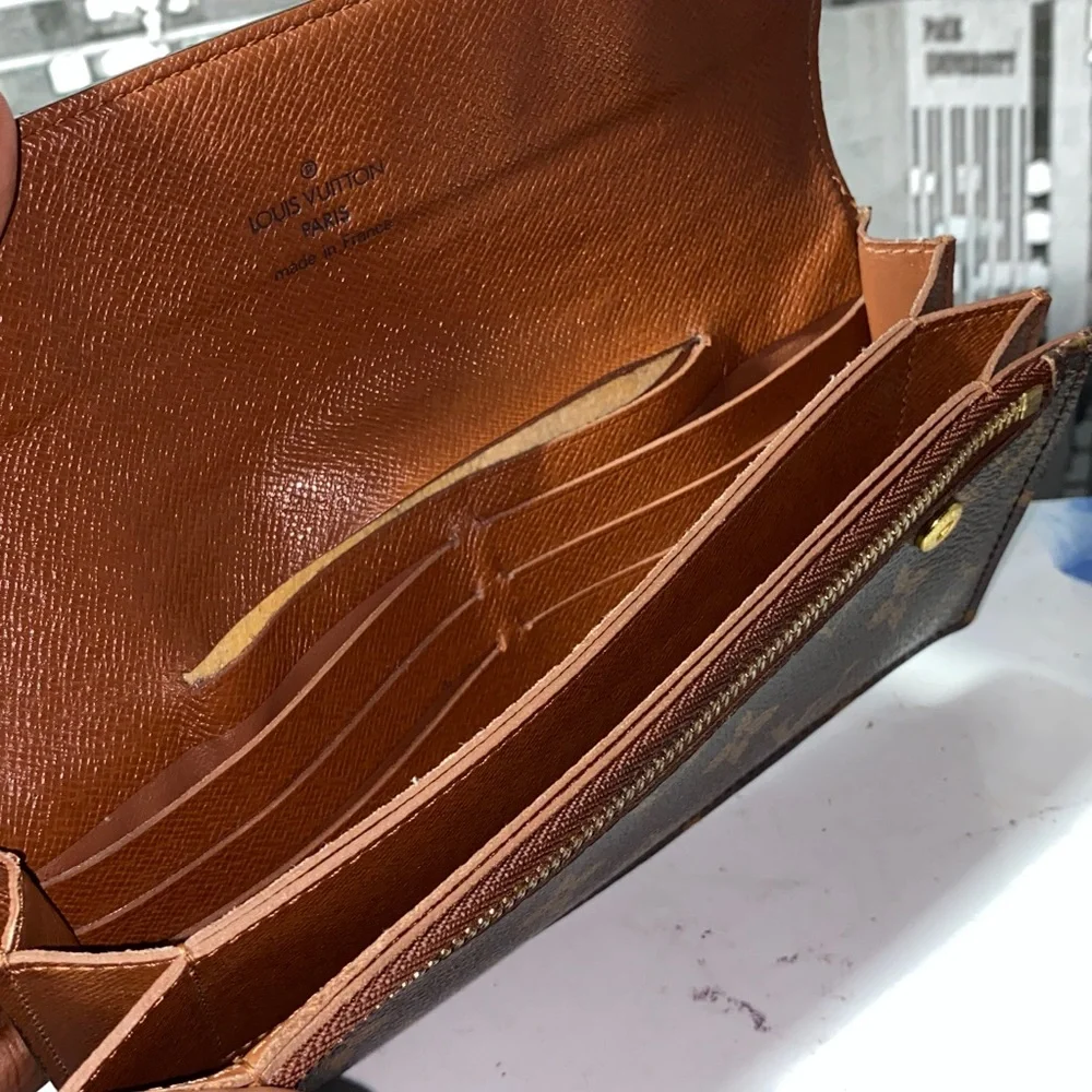 Authentic Louis Vuitton Monogram Portefeuille Acordion Long Wallet - Picture 11 of 16